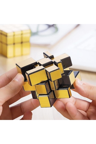 Moyu 3x3 Mirror Küp Altın Aynalı Parlak Zeka Küpü Akıl Küpü Küp