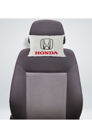 Bk Gift Honda Tasarımlı Dikdörtgen Araç Koltuk Yastığı-1