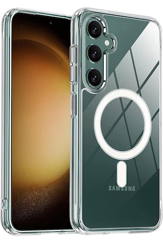 Samsung Galaxy Uyumlu A26 Kılıf Magsafe Özellikli Darbe Emici Şeffaf