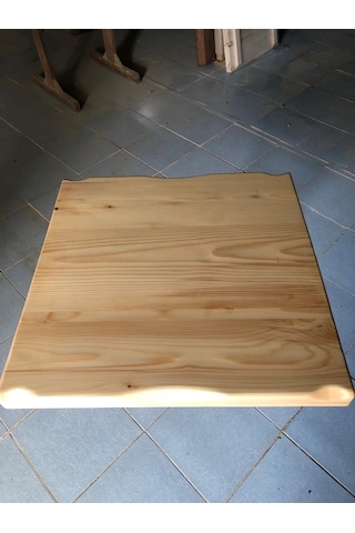 Bintaşmobilya Naturel Kayın Kütük Cafe Masası Üstü Tablası