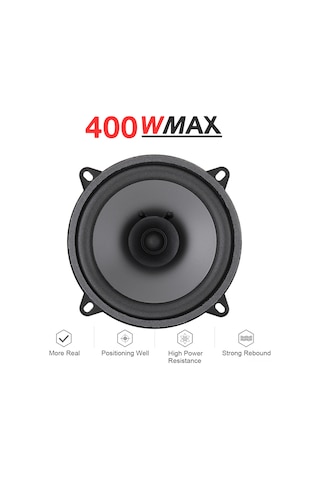 Honmex 5 İnç 400w Otomobil Hoparlörü - Ts-501 Modeli, 93db Hassasiyet, 60hz-20khz Frekans Aralığı