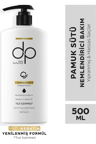 Dp Daily Perfection Şampuan Pamuk Sütü  12 x 500 ML