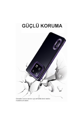 Xiaomi Redmi Note 13 Pro 5g Yanları Renkli Lens Korumalı Logo Gösteren Luxury Silikon Kılıf