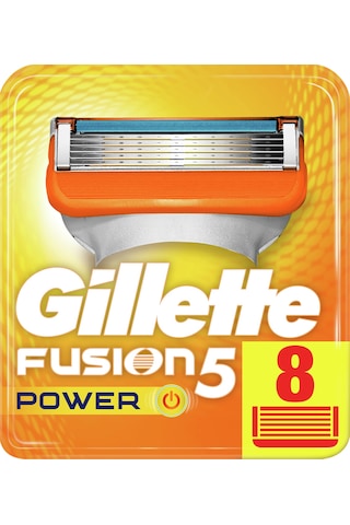 Gillette Fusion Power Yedek Tıraş Bıçağı 8'li Karton Paket
