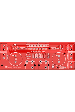 4X45 Watt Tda7560 4 Kanal Standard Amfi Devresi
