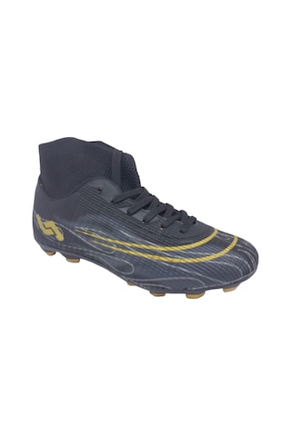 Jump 29676 Siyah Erkek Çoraplı Model Krampon Futbol Ayakkabısı Siyah