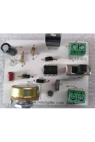 Dc Motor Hız Ve Yön Kontrol Devresi