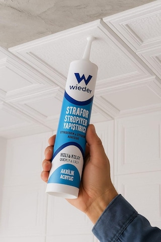 Wieder Strafor Stropiyer Yapıştırıcı Beyaz 450g X 3 Adet Genel