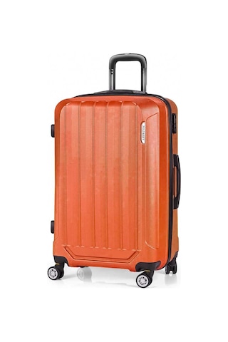 Polo&sky Spring Model Turuncu Renk Orta Boy Valiz Bavul Turuncu