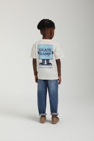 Escabel Erkek Bebek Sırt Baskılı Tshirt KREM