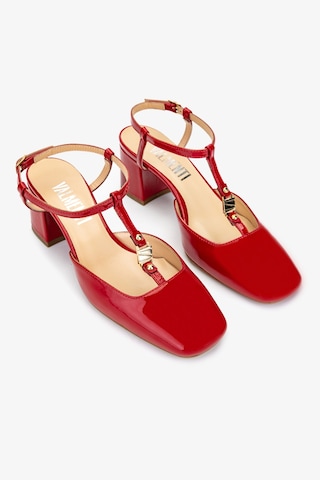 Valmenti Rachelle Kadın Kırmızı Hakiki Deri Topuklu Ayakkabı 613 27271 Bn Ayk Y24 KIRMIZI RUGAN