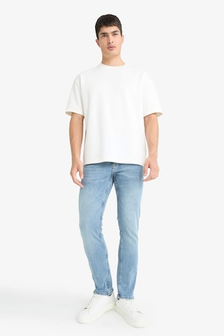 Defacto Pedro Slim Fit Dar Kalıp Normal Bel Dar Paça Jean Pantolon G2614ax25aunm39 Mavi