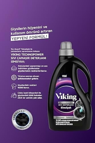 Sıvı Çamaşır Deterjanı Siyahlar 2.7 L 1 Adet 0.75 LT - 2.5 LT - 12 KG