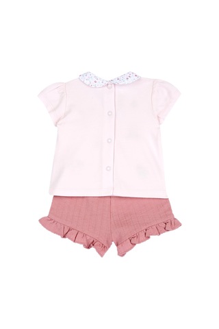 Chicco Kız Bebek Kısa Kollu Tişört Ve Şort Takımı 09101761000000 000015 Pembe