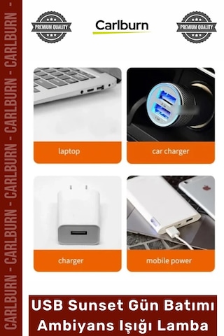 Gecelambası Fotoğraf Video Çekim Esnek Gövde Taşınabilir Usb Sunset Gün Batımı Ambiyans Işığı Lamba Çok Renkli
