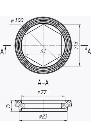 Uklad K100 Klozet Ve Debimetre Contası 169321433