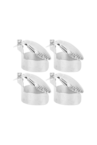 Yaozixa Demir Konulmuş Otomatik Mum Söndürücü, 4 Adet Sakal Desenli, 0.7-1 İnç Çaplı Mumlar İçin Güvenli Ve Dayanıklı