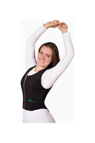 Komperdell Balistik Flexfit Slim Sırt Koruyucusu, Hafif, Rahat & Seviye 2 Sertifikalı At Koşu Ekipmanları Kırmızı Xs