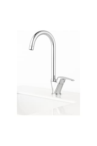 Krom 4lü Set Banyo Bataryası Eviye Bataryası Lavabo Bataryası Duş Tepe Yağmurlama Seti Özel Seri Krom