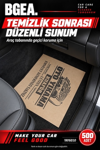 Bgea Premium Kraft Kağıt Paspas 500 Adet