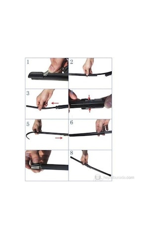 Silecek Lastiği İnce Sırt 70 CM 1 Paket 4 Adet