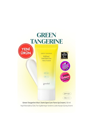 Ton Eşitleyici Leke Karşıtı Güneş Kremi Goodal Green Tangerine Vita C Dark Spot Tone Up Cream Spf50+