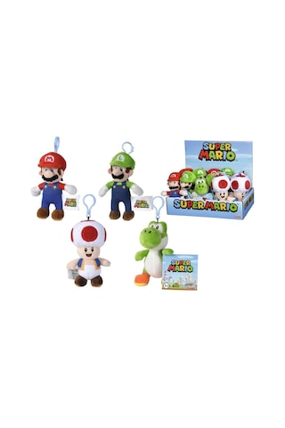 Bay Super Mario Peluş Anahtarlıklar Smb-109231008 - 1 Adet Stokta Olan Gönderilir Najmaddin