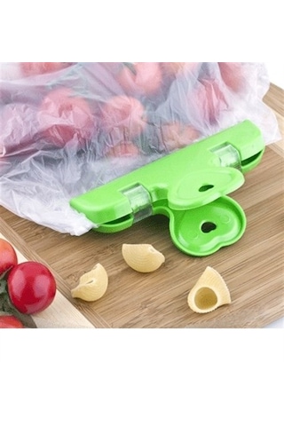 2&apos Li Pratik Torba Paket Ve Poşet Kapatıcı Kilitli Klips Mandal 5668 Diğer