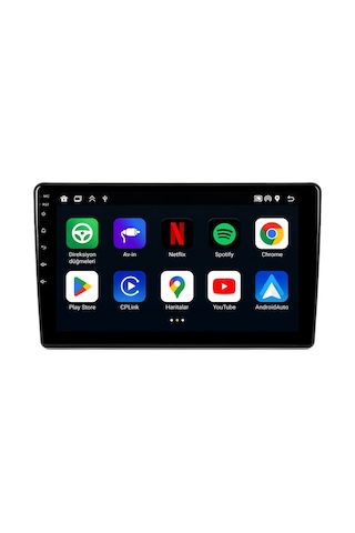 Ford Transit Custom Ozel Android Multimedya Seti 2018-2023 Carplay Android Auto Navigasyon 4gb Ram 9"
