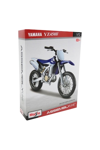 Maisto Yamaha Yz450f Model Kit Motosiklet 1/12 39195