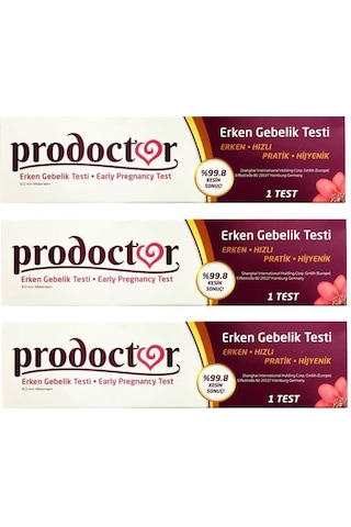 Prodoctor Pratik Erken Gebelik Testi 3'lü