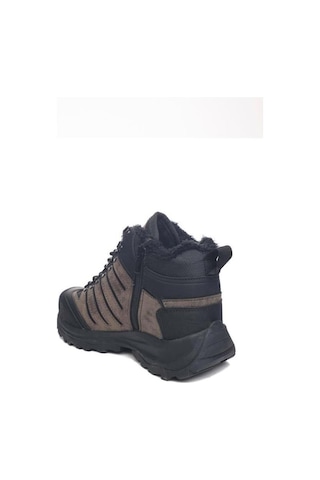 Dakırs 116-24 Deri Outdoor Kürklü Fermuarlı Erkek Bot Vizon
