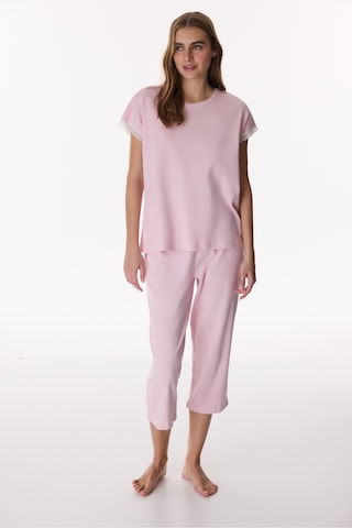 Penti Pembe Pink Pamuklu Kapri Pijama Takımı