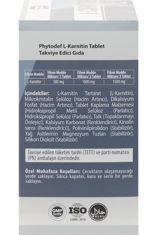 Phytodef L-Karnitin 30 Tablet