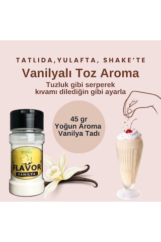Fibrelle Flavor Vanilya Aroma Verici 45 G
