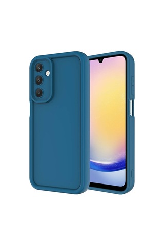 Samsung Uyumlu Galaxy A15 Kılıf Kamera Korumalı Zore Ananas Kapak Koyu Yeşil