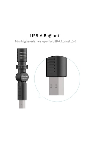 Boya By M100Ua Kompakt Usb Bilgisayar Mikrofonu