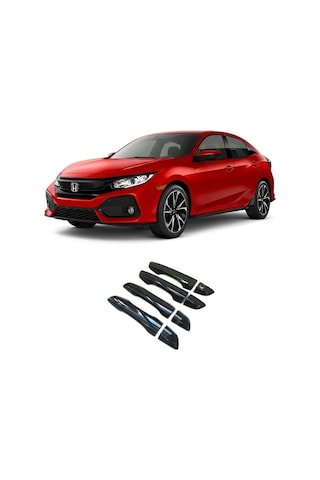 Honda Civic Fc5 2016 - 2021 Uyumlu Kapı Kolu Piyano Black