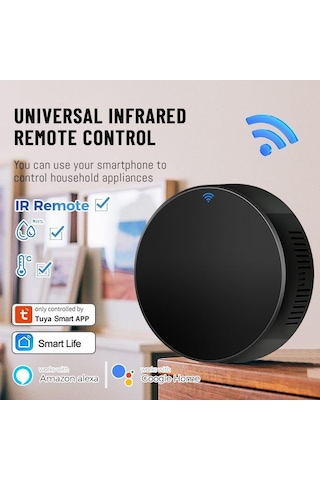 Aubess Ir Uzaktan Kumanda Ses Kontrolü Tuya Wifi Evrensel Kızılötesi Ir Uzaktan Kumanda Fit Alexa Google Ev Akıllı Ev