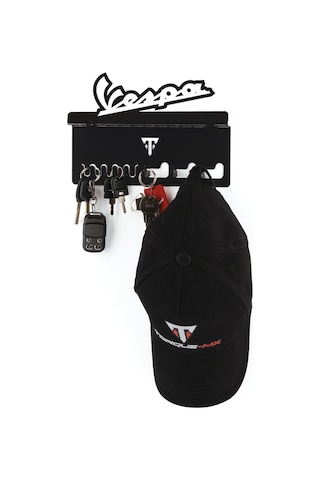 Torque-MX Metal Dekoratif Anahtar Askısı EA16 Siyah