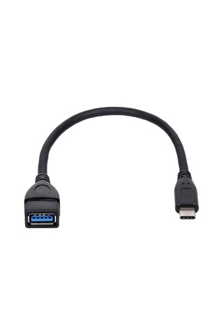 Geeroyoo Usb3.0 Type-c Otg Dönüştürücü Kablosu - Telefon Ve Tablet İçin Siyah, 25cm Uzunlukta Veri Transferi