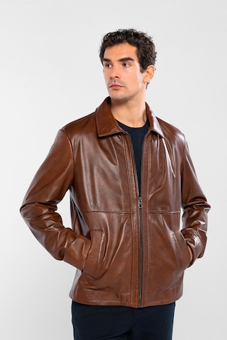 Tamer Tanca Erkek Hakiki Deri Fındık Deri Mont 415 K-1328 Erk Dr Mont Sk24/25 Fındık Dr Fındık