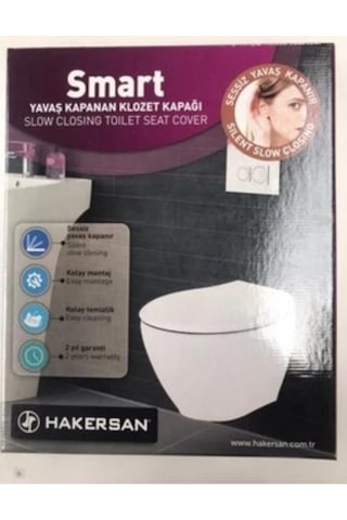 Klozet Kapağı Hakersan Smart Yavaş Kapanan Yuvarlaktip Diğer