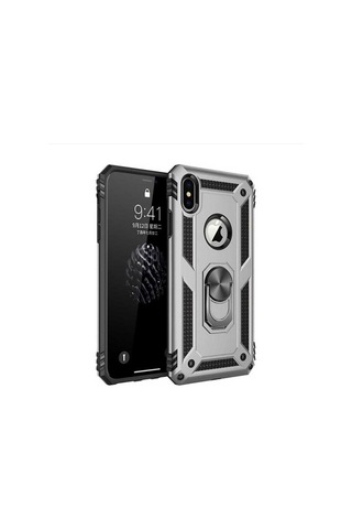 Apple Uyumlu iPhone Xs Max 6.5 Kılıf Zore Vega Kapak Gri
