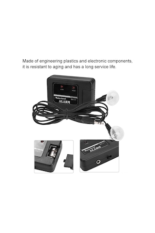 Qingmipy Akvaryum Su Seviyesi Alarm Cihazı, Yüksek/düşük Seviye Ayarlı, Ses Ve Işık Alarmı, Pil İle Teslim Edilir