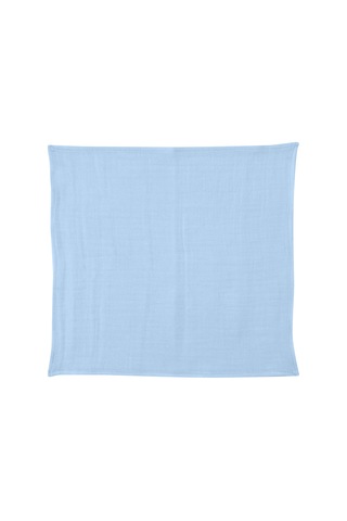 Bürümcük 25x25cm Bebek Ağız Bezi Ter Bezi 6'lı Mavi