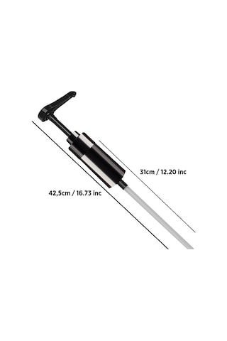 Nish Şurup Pompası 3'lü Set Siyah