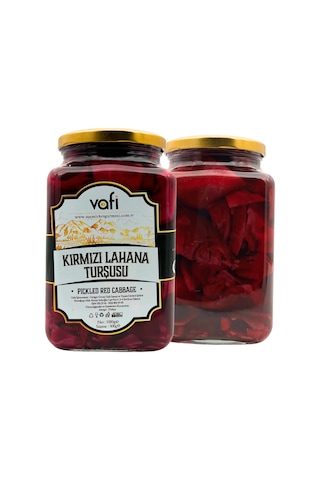 Vafi Turşu Serisi Kırmızı Lahana Turşusu 1000cc-500gr-8479