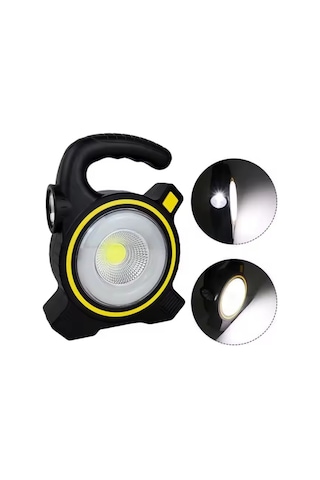 Solar Şarjlı Led Fener Güneş Enerjili Taşınabilir Kablosuz Şarj Edilebilir Kamp Lambası, Powerbank Ö Çok Renkli