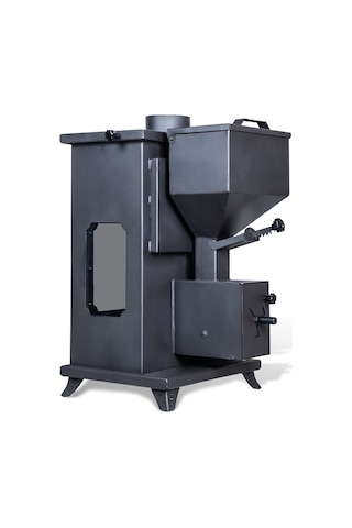 Etinova Eti-k5 Küçük Üç Tarafı Camlı Fırınsız Şömine Tipi Pelet Soba